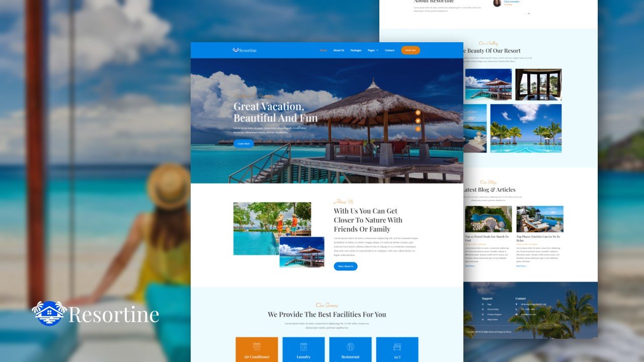 Travel Agency Destination Elementor Template Kit