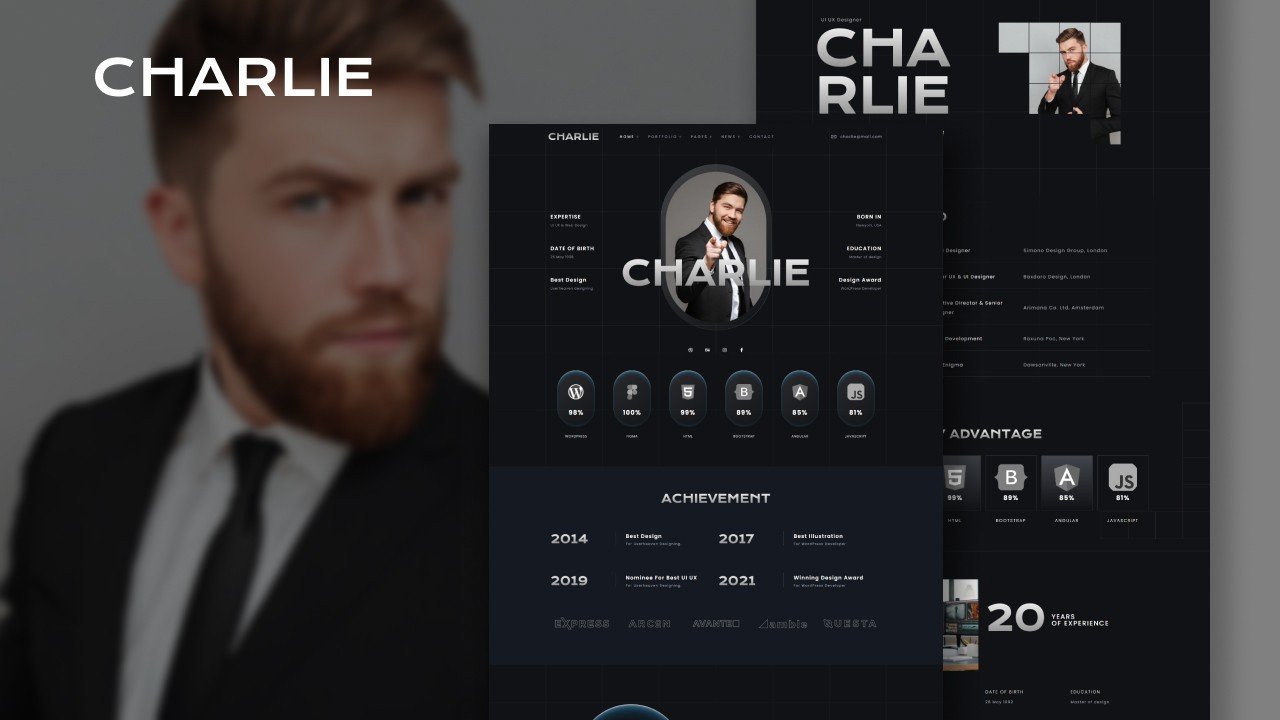 Personal Portfolio Elementor Template Kit