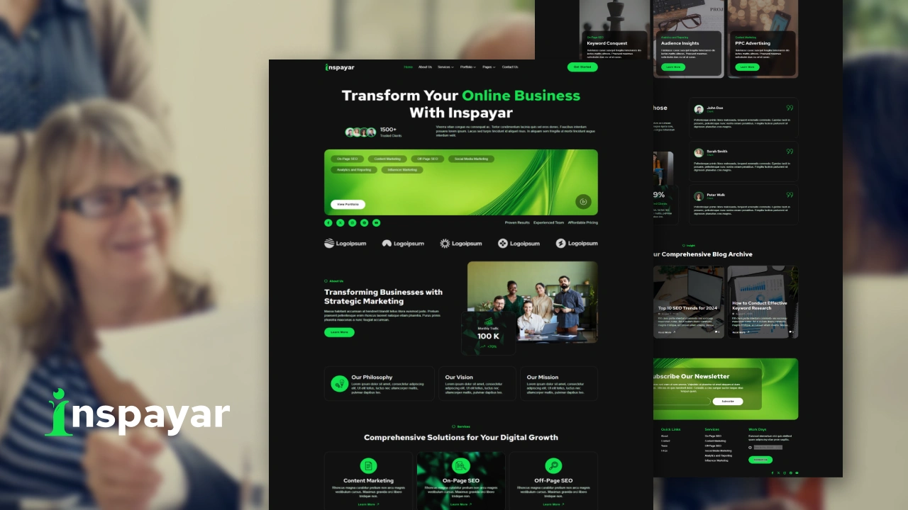 Elementor Template Kit for SEO