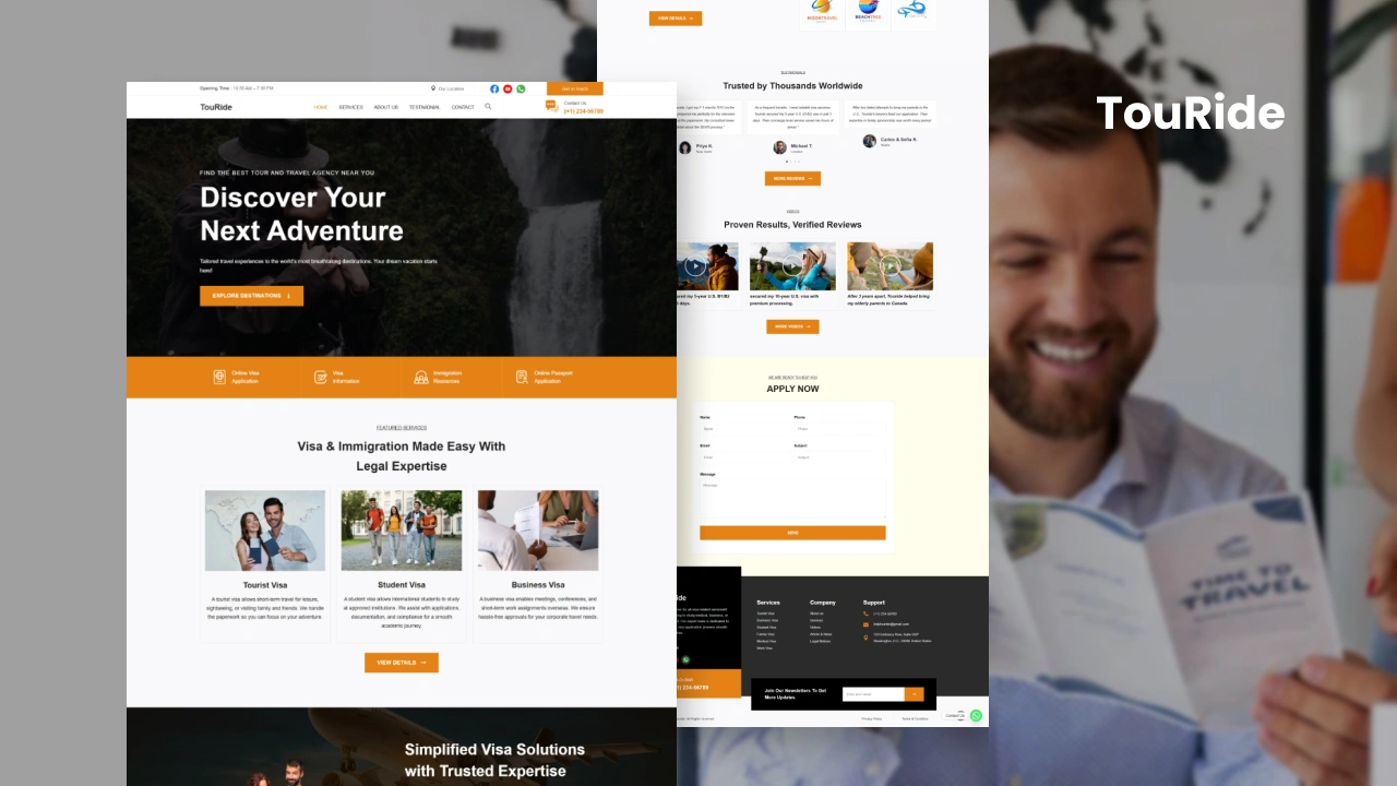 Travel Elementor Template