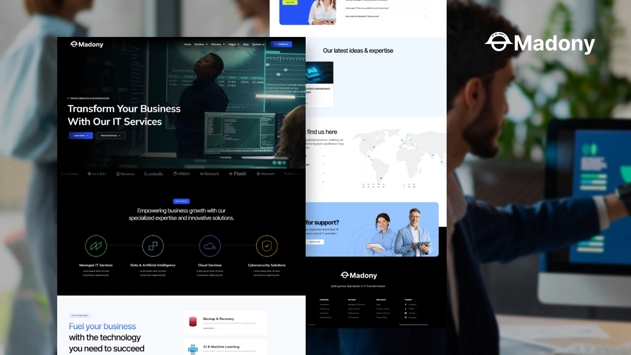Services Elementor Pro Template Kit